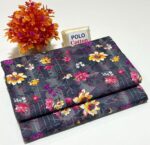 Charcoal Bloom Cotton - Image 2