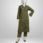 Olive Bloom Unstitched 2 PC